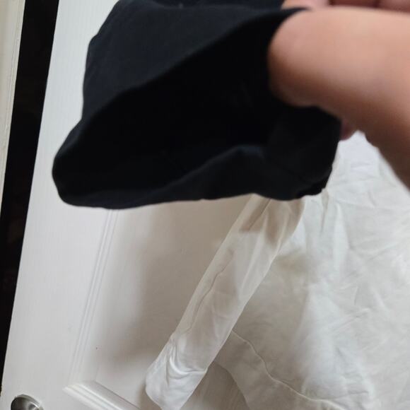 Chicos top women size large black white weekends by chicos everyday easy to wear - Picture 9 of 11